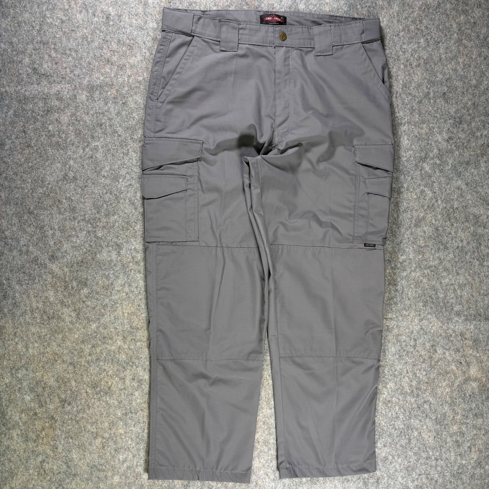 Men's Gray Cargo Pants - Lightweight Workwear